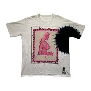 Dyed graphic tee